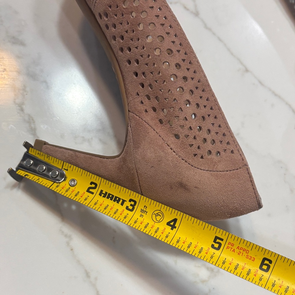 Alfani Brown Perforated Pointed-Toe Pumps - Picture 8 of 16